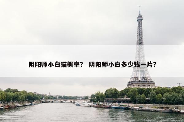 阴阳师小白猫概率？ 阴阳师小白多少钱一片？