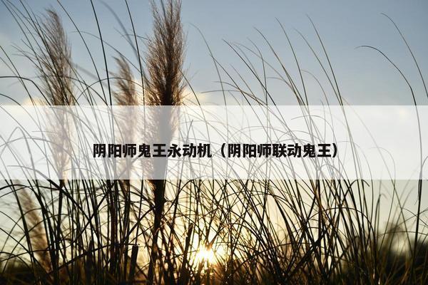 阴阳师鬼王永动机（阴阳师联动鬼王）