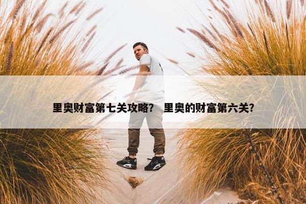里奥财富第七关攻略？ 里奥的财富第六关？