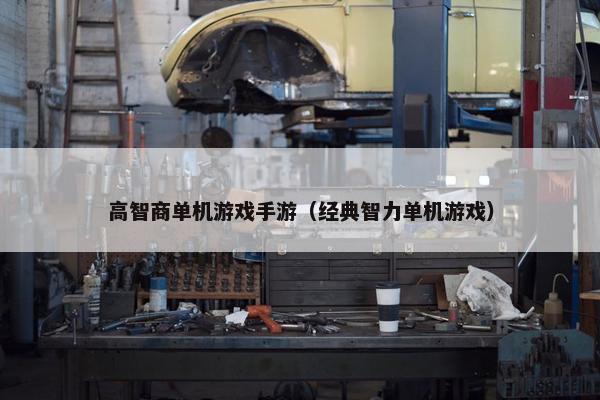 高智商单机游戏手游（经典智力单机游戏）