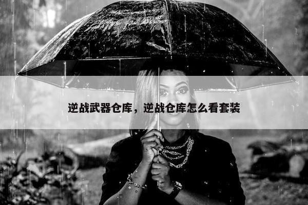 逆战武器仓库，逆战仓库怎么看套装