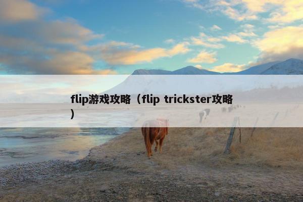flip游戏攻略(flip trickster攻略) flip游戏攻略(flip trickster攻略)