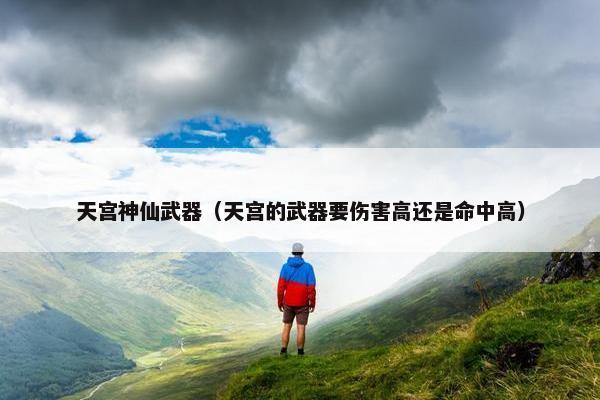 天宫神仙武器(天宫的武器要伤害高还是命中高) 天宫神仙武器(天宫的武器要伤害高还是命中高)