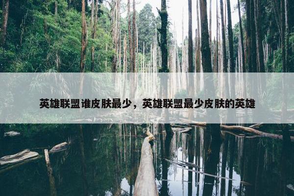 英雄联盟谁皮肤最少,英雄联盟最少皮肤的英雄 英雄联盟谁皮肤最少,英雄联盟最少皮肤的英雄