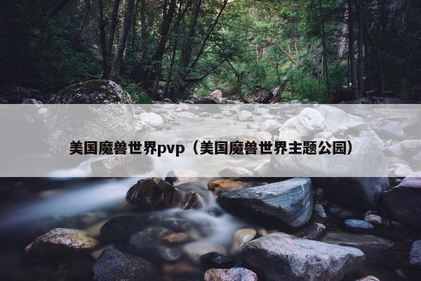 美国魔兽世界pvp（美国魔兽世界主题公园）