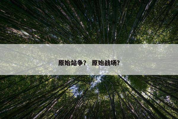 原始站争? 原始战场? 原始站争? 原始战场?