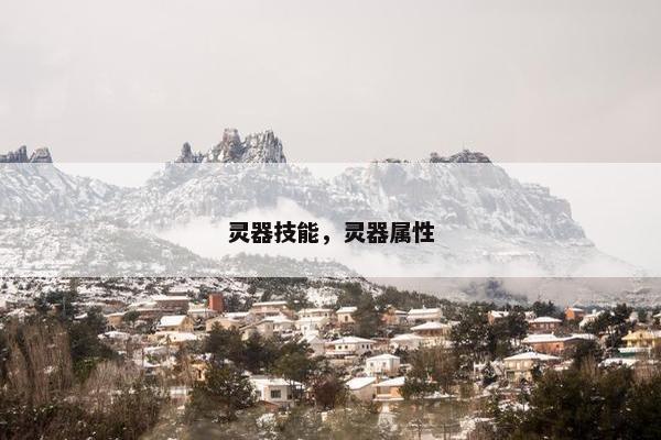 灵器技能,灵器属性 灵器技能,灵器属性