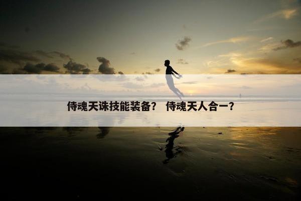 侍魂天诛技能装备? 侍魂天人合一? 侍魂天诛技能装备? 侍魂天人合一?